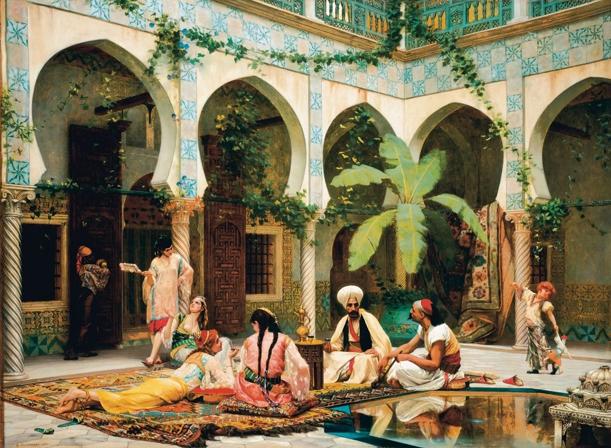 Il cortile del Palazzo di Dar Khedaoudj El Amia, Algeri